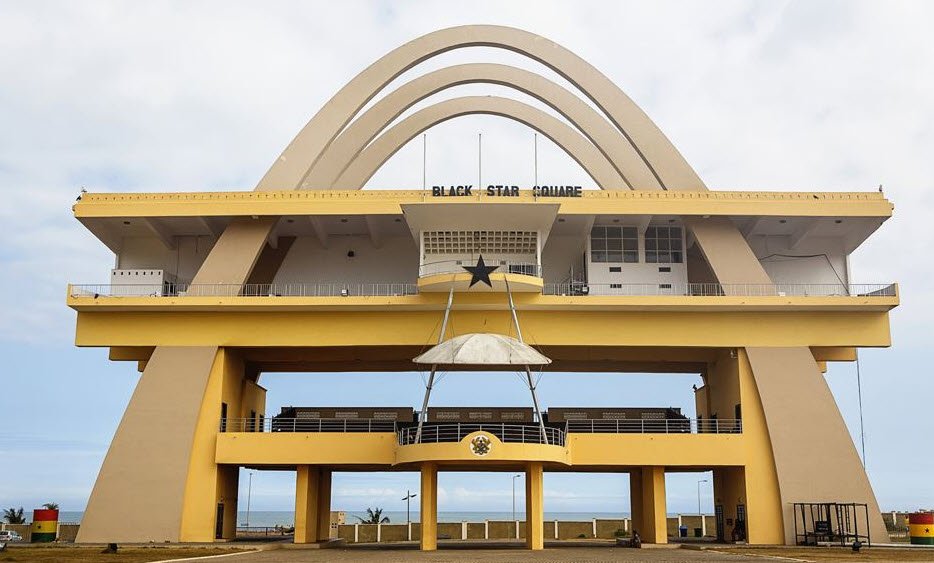 Independence Arch &amp; Black Star Square, Accra, Greater Accra Region, Ghana